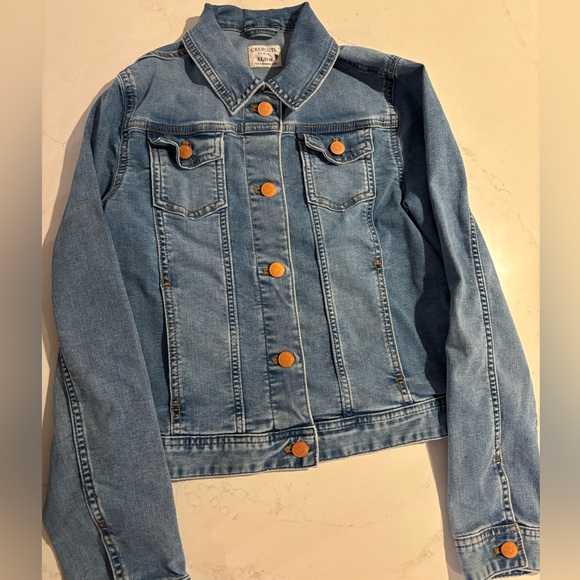 EUC Crewcuts Denim Jacket XL (12-14) - Picture 1 of 2